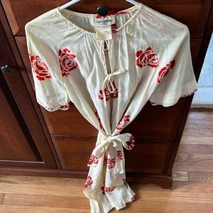 Vintage Franck Olivier Paris dress, floral print size 42 (US size 6)